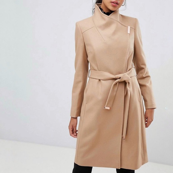ted baker sandra coat camel
